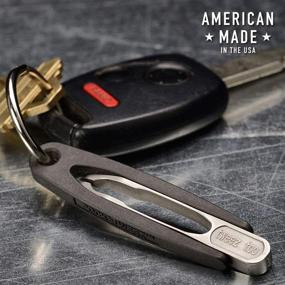 img 3 attached to 🔑 PockeTweez 'Tweez Too': Precision Stainless Steel Keychain Tweezers for Sliver, Splinter, Hair, and Tick Removal EDC - Slant Tip