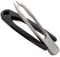 🔑 pocketweez 'tweez too': precision stainless steel keychain tweezers for sliver, splinter, hair, and tick removal edc - slant tip logo
