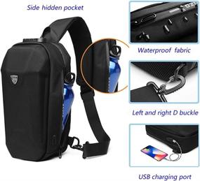 img 3 attached to Crossbody Shoulder Waterproof Backpack Lightweight