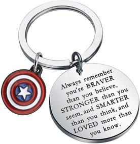 img 4 attached to KUIYAI Keychain Daughter Remember Avengers