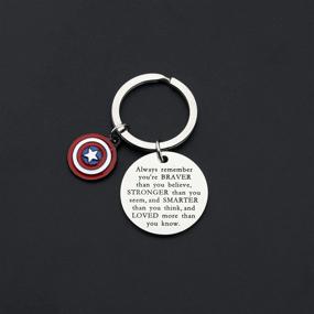 img 1 attached to KUIYAI Keychain Daughter Remember Avengers