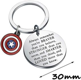 img 3 attached to KUIYAI Keychain Daughter Remember Avengers