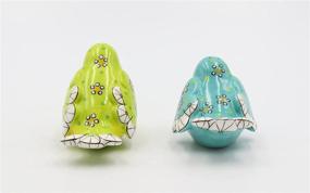 img 1 attached to 🐦 Appletree Design Birds of Fancy Salt and Pepper Set, 2-1/8-Inch, 2-3/8-Inch" - "Appletree Birds of Fancy Salt and Pepper Set, 2-1/8-Inch and 2-3/8-Inch, Design