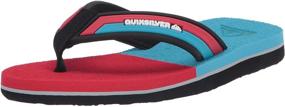 img 4 attached to Quiksilver Molokai Eclipsed Deluxe Flip Flop