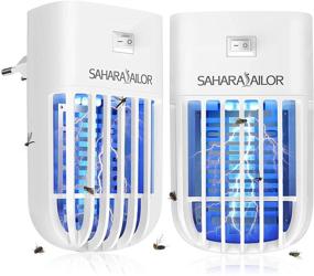 img 4 attached to 🦟 Sahara Sailor Bug Zapper 2-Pack - Indoor Plug-in Mosquito Insect Fly Trap with LED Light - Effective Mosquito Killer for Kitchens, Bedrooms, Cafes, Hospitals