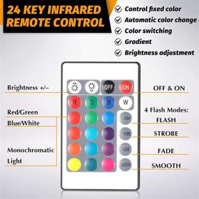 img 1 attached to 6 Pieces 3D Night LED Light Lamp Base 16 Colors LED Light Display Base With Remote Control And USB Cable