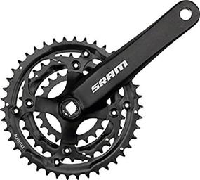 img 1 attached to 🚴 SRAM S600 Square Taper Crankset - 3 x 8-speed, 175mm, 42-32-22T - Black