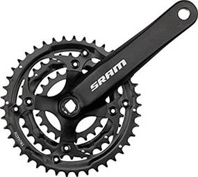 img 4 attached to 🚴 SRAM S600 Square Taper Crankset - 3 x 8-speed, 175mm, 42-32-22T - Black