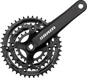 img 2 attached to 🚴 SRAM S600 Square Taper Crankset - 3 x 8-speed, 175mm, 42-32-22T - Black