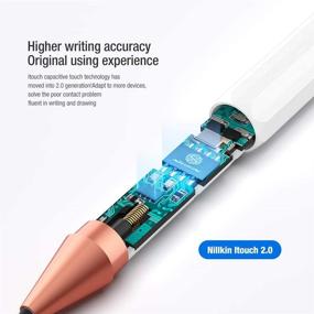 img 1 attached to 🖊️ Nillkin Stylus Pen for iPad: Palm Rejection Active Pencil for Precise Writing/Drawing on iPad, iPad Pro, iPad Air, iPad Mini