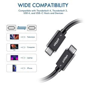 img 1 attached to Thunderbolt Charging Compatible MacBooks Dockingand