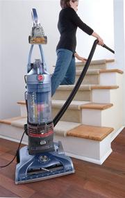 img 1 attached to 🐾 Hoover Pet Rewind Bagless Corded Upright Vacuum UH70210, Blue - T-Series WindTunnel