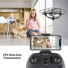 img 2 attached to Mini Drone for Kids Beginners: Remote Control Quadcopter Toys with FPV HD Camera and WiFi Transmission - Ideal Boys/Girls Gift