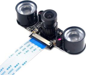 img 3 attached to 📷 LargerFocalRange Raspberry Pi Camera 5MP OV5647 Adjustable-Focus Webcam Night Vision Camera Module Full HD 1080p Video for Raspberry Pi 2 Model B, Raspberry Pi 3 Model B+, and Raspberry Pi 4 Model B with Protective Case