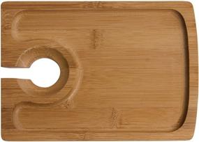 img 2 attached to 🍽️ Bamboo Hors d'Oeuvres Plate by Oenophilia: Stylish Serving and Durable Quality