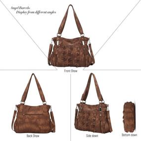 img 2 attached to 👜 Stylish and Spacious Angel Barcelo Hobo Purses and Handbags for Women: A Must-Have Satchel and Large Shoulder Bag in Fashionable Designs
