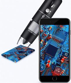 img 3 attached to 📷 Wireless USB HD Inspection Camera: Handheld Digital Microscope with 50x-1000x Magnification - Compatible with iPhone, iPad, Samsung Galaxy, Android, Mac, Windows Computer