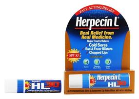 img 2 attached to 💋 6-пакетов HERPECIN-L 0.1 унций бальзам для губ от прыщей на губах - специальное предложение