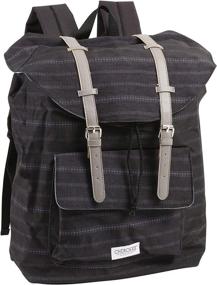 img 1 attached to Cherokee Flapover Backpack Stripes CF85450