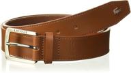 🧢 lacoste thick buckle brandy men's accessories for men logo