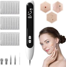 img 4 attached to 💆 Revitalize Your Skin with our Portable Beauty Equipment Skin Tag Repair Kit, featuring Multi Speed Level Adjustment and Convenient USB Charging! Enjoy Home Usage with 30 Replaceable Components.
