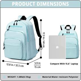 img 3 attached to Lanola Backpack Student Business Backpack Purple