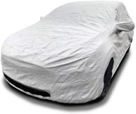 🚗 custom fit tesla model x suv car cover - heavy duty all weatherproof ultrashield covers for enhanced protection logo