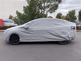 img 3 attached to 🚗 Custom Fit Tesla Model X SUV Car Cover - Heavy Duty All Weatherproof Ultrashield Covers for Enhanced Protection