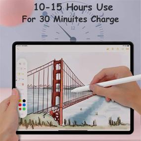 img 1 attached to Tilt Creative Stylus Pencil: Precise Writing for Apple iPad Pro 2021 & iPad Air/Mini 6 [12.9/11-inch], 4th/5th Gen.