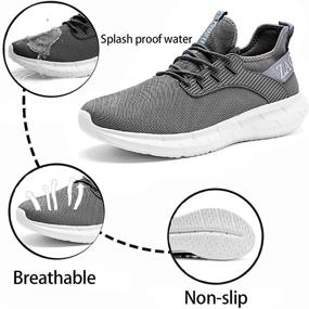 img 3 attached to 👟 ANTETOKUPO Men's Lightweight Comfortable Breathable Sneakers: Ultimate shoe comfort for men