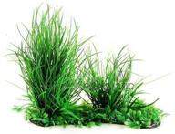 🌿 cnz 10-inch x 8-inch green aquarium aquascape artificial plastic plant - lifelike décor for fish tanks логотип