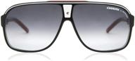 🕶️ carrera grand prix 2 t4o: black/white/red square pilot sunglass - sleek style and ultimate protection логотип