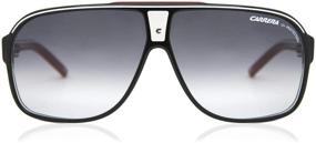 img 4 attached to 🕶️ Carrera Grand Prix 2 T4O: Black/White/Red Square Pilot Sunglass - Sleek Style and Ultimate Protection