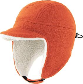 img 2 attached to 🧢 Stay Warm and Cozy with Connectyle Toddler Winter Fleece Earflap Boys' Accessories and Hats & Caps