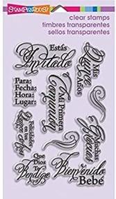 img 3 attached to STAMPENDOUS SSC1151 Perfectly Spanish Invite