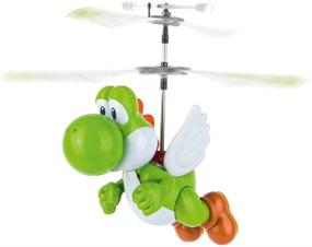 img 3 attached to 🚁 Carrera RC - Super Mario Flying Yoshi 2.4Ghz 2-Channel Remote Control Helicopter Drone Toy with Rechargeable Battery and Easy Fly Gyro System, Officially Licensed