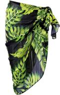 ayliss women's swimwear chiffon printed beach sarong pareo bikini swimsuit wrap - perfect for stylish swim fashion logo