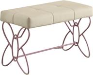 ✨ acme furniture 30542 priya ii bench: elegant white & light purple design for stylish home décor логотип