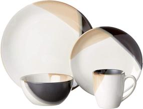 img 3 attached to Gourmet Basics Mikasa 16 Piece Dinnerware