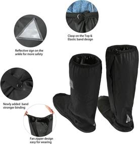 img 2 attached to 🌧️ Siravic Rain Shoe Covers: Waterproof & Reusable Boot Protection for Outdoor Sports & Travel