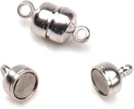 darice magnetic clasps 5mmx11mm pkg silver logo