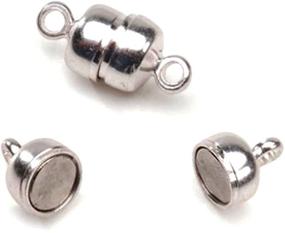 img 2 attached to Darice Magnetic Clasps 5MmX11Mm Pkg Silver