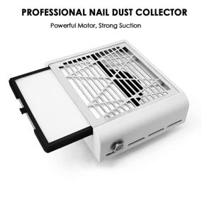 img 3 attached to 🌀 AONOLOVO White Nail Vacuum Dust Collector: Powerful Dust Extractor for Acrylic Nails – Manicure Tool with Suction Fan for Cleaner Nail Salons