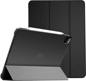 img 4 attached to 📱 ProCase Slim Hard Shell Protective Stand Cover for iPad Pro 11 inch 3rd Gen 2021/ 2nd Gen 2020/ 1st Gen 2018 - Black