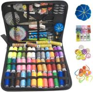 🧵 soklit 223 piece sewing kits: mini sewing kit with 41 spools of needle and thread. ideal for travel, emergencies, beginners, diy, home, and travelers. logo
