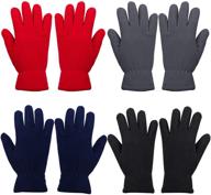 🧤 warm winter fleece gloves for boys - cooraby boys' accessories logo