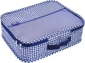img 1 attached to Packing Cubes，Packing Luggage Organizers Houndstooth
