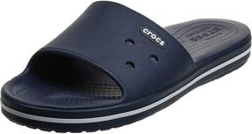 img 4 attached to Crocs Crocband Rainbow Block Womens Men's Shoes and Loafers & Slip-Ons