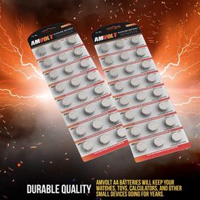 img 2 attached to 🔋 24-Pack LR44 AG13 SR44 357 303 LR44G Batteries - [Ultra Power] Premium Alkaline 1.5 Volt Non-Rechargeable Button Cell Batteries for Watches, Clocks & Electronic Devices - Exp Date: 2024