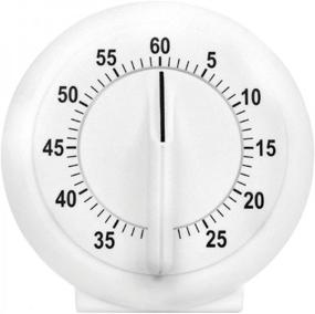 img 3 attached to ⏲️ Chef Valley Kitchen Timer 60 Minute - Mechanical Timing - Loud Alarm - Ideal for Cooking, Baking, Gym, Homework, or Office Meetings - White